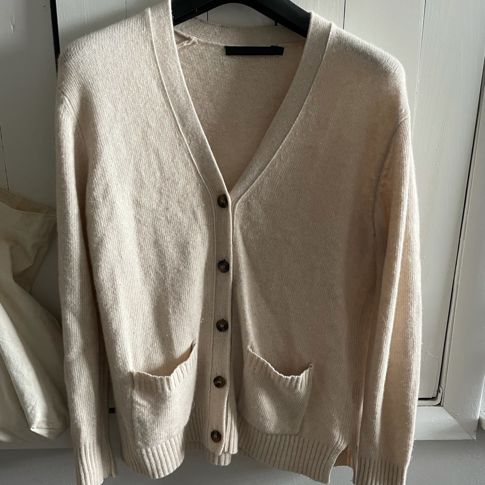 Jenni Kayne Everyday Cardigan Oatmeal xs